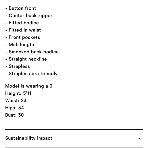 NWT Reformation Prescott Linen Dress US 0 - Picture 7 of 13